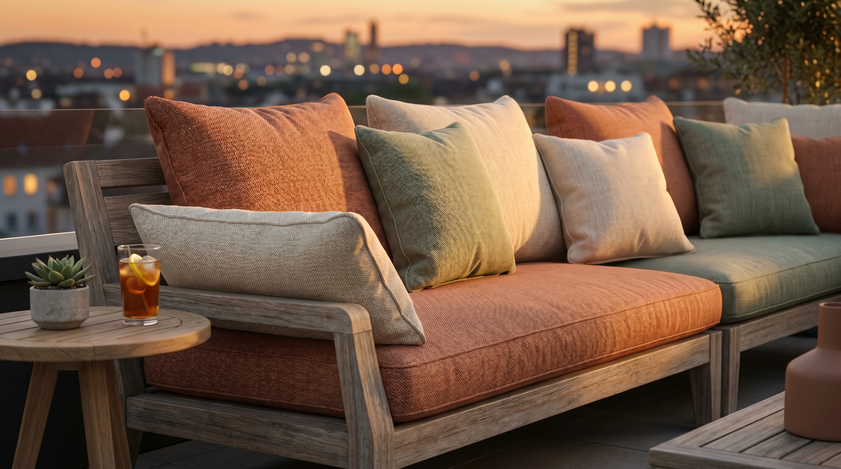 Cómo elegir los cojines perfectos para tu terraza, balcón o porche